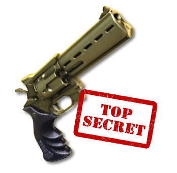 Laser Tag Golden Gun - Top Secret